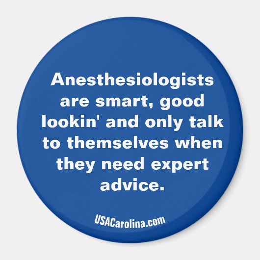 麻酔科医は… マグネット (正面)