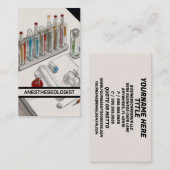 麻酔科医 名刺 (正面/裏面)