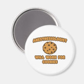 麻酔科医…Cookieに対応 マグネット (正面/裏面)