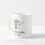 麻酔科学はマグを揺すります コーヒーマグカップ (正面左)