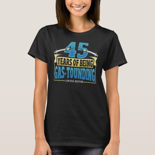 麻酔科45年誕生日 Tシャツ (正面)