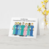 麻酔認識度週間 – 2月 カード (黄色い花)