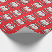 麻雀おもしろいギフト_賢者の収集 ラッピングペーパー (角)