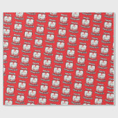 麻雀おもしろいギフト_賢者の収集 ラッピングペーパー (フラット)