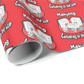 麻雀おもしろいギフト_賢者の収集 ラッピングペーパー (ロールコーナー)