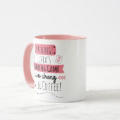 麻雀おもしろいパーソナライズされた マグカップ (正面左)