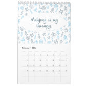 麻雀おもしろい引用文2025 カレンダー (2月 2026)