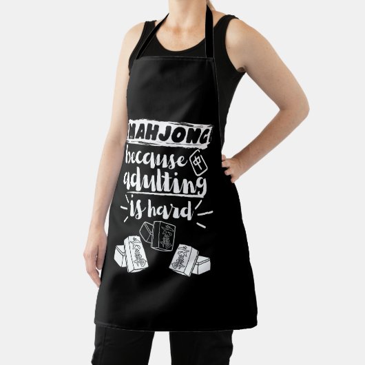 麻雀おもしろい エプロン (インサイチュ)