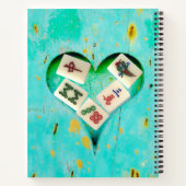 麻雀が私のハートノートを書く ノートブック (裏面)