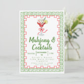 麻雀とカクテルクリスマスパーティー水彩 (スタンド正面)