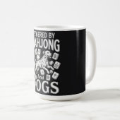 麻雀とダルメシアン犬好きへのギフト コーヒーマグカップ (正面右)