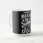 麻雀とダルメシアン犬好きへのギフト コーヒーマグカップ (正面左)