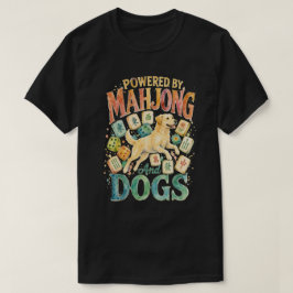 麻雀と犬のウォーターカラーラブラドールでパワーを Tシャツ