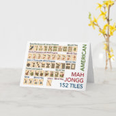 麻雀のアメリカのタイル カード (黄色い花)