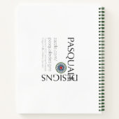 麻雀のアメリカのタイル ノートブック (裏面)