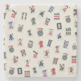 麻雀のシンボルのパターン ストーンコースター