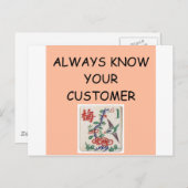 麻雀の勝者 ポストカード (正面/裏面)