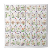 麻雀の名牌 タイル (正面)