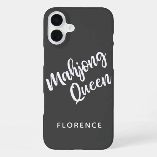 麻雀の女王のオリジナルグッズ iPhoneケース (裏面)