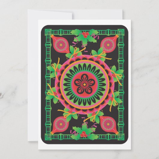 麻雀の季節の挨拶カード シーズンカード (正面)