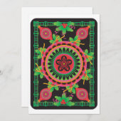 麻雀の季節の挨拶カード シーズンカード (正面/裏面)