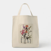 麻雀の花のマザートート トートバッグ (裏面)