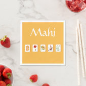 麻雀の花札 スタンダードカクテルナプキン (インサイチュ)