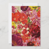 麻雀の誕生日パーティーへの招待，フローラ 招待状 (裏面)