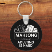 麻雀は姦淫が懸命 キーホルダー (正面)