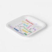 麻雀をテーマにした紙プレート7» ペーパープレート (傾斜あり)