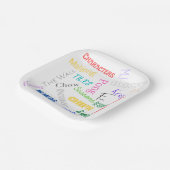 麻雀をテーマにした紙プレート7» ペーパープレート (傾斜あり)