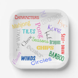 麻雀をテーマにした紙プレート7» ペーパープレート