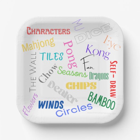 麻雀をテーマにした紙プレート7» ペーパープレート (正面)