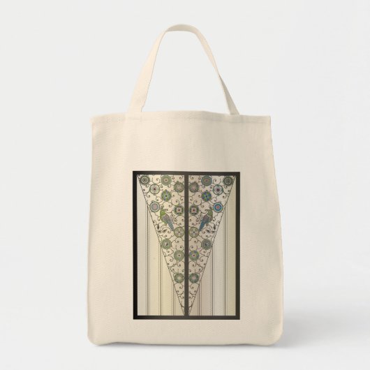 麻雀アートデコトート トートバッグ (正面)