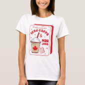 麻雀カナディアン・アイスドコーヒーTシャツ Tシャツ (正面)
