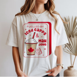 麻雀カナディアン・アイスドコーヒーTシャツ Tシャツ