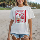 麻雀カナディアン・アイスドコーヒーTシャツ Tシャツ