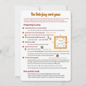 麻雀カードゲーム – 相違点 招待状 (正面)