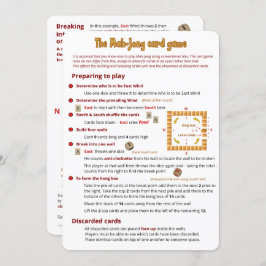 麻雀カードゲーム – 相違点 招待状