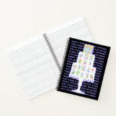 麻雀ケーキ誕生日 ノートブック (内部)