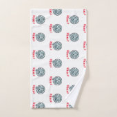 麻雀ゲームのシンボルジョカータイル バスタオルセット (ハンドタオル)