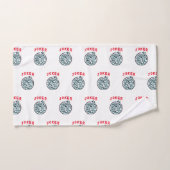 麻雀ゲームのシンボルジョカータイル バスタオルセット (ハンドタオル)