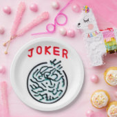 麻雀ゲームのシンボルジョカータイル ペーパープレート (パーティー)