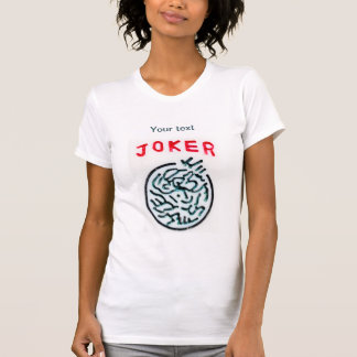 麻雀ゲームのシンボルジョカータイル Tシャツ