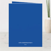 麻雀ゲームタイルデザインのグリーティングカード カード (裏面)