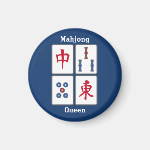麻雀ゲームタイルデザイン磁石 マグネット