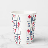 麻雀ゲームタイルデザイン 紙コップ (左)