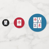 麻雀ゲームタイルDesignTable紙吹雪 コンフェッティ (裏面)