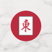 麻雀ゲームタイルDesignTable紙吹雪 コンフェッティ (スモール正面)