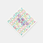 麻雀コックテイル ナプキン スタンダードカクテルナプキン (角)